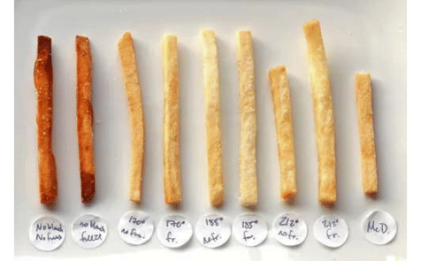 Thin cut French Fries of Kenji Lopez-Alt in Serious Eats